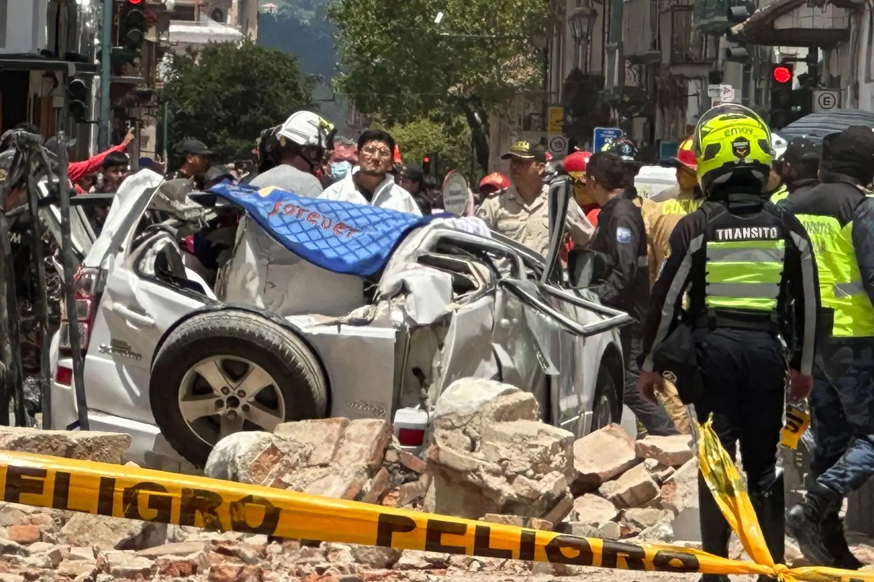 El movimiento telúrico alcanzó una magnitud 7 en territorio peruano según el reporte de Instituto Geofísico del Perú (IGP), que agregó que diez minutos después se produjo otro movimiento telúrico de magnitud 4,1 en la misma zona. Foto: EFE
