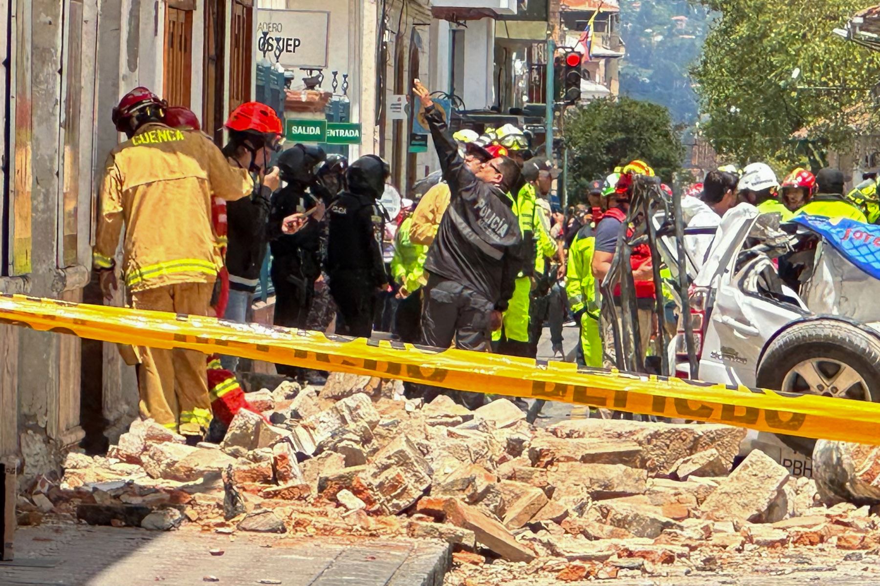 El movimiento telúrico alcanzó una magnitud 7 en territorio peruano según el reporte de Instituto Geofísico del Perú (IGP), que agregó que diez minutos después se produjo otro movimiento telúrico de magnitud 4,1 en la misma zona. Foto: EFE