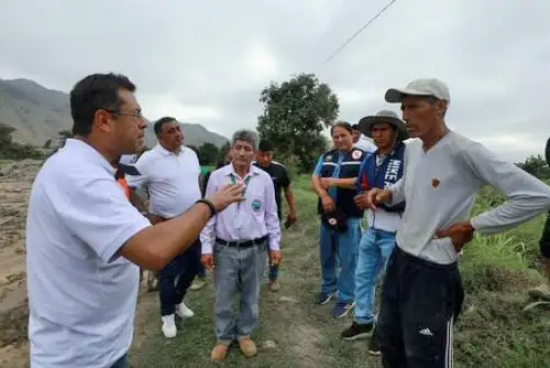 El ministro de Justicia, José Tello, cumplió su segundo día de trabajo en Barranca. ANDINA/Difusión