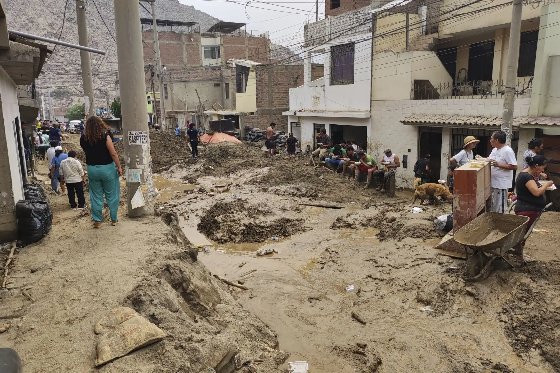 Situación de la asociación Los Cedros-Huascarán, Chaclacayo. Foto: ANDINA/Sergio Crispín.