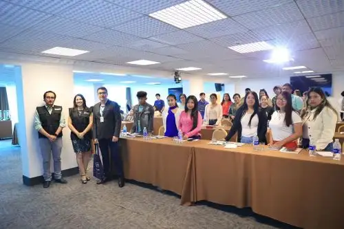 Los jóvenes fueron los más entusiastas con la capacidtación del Minem.