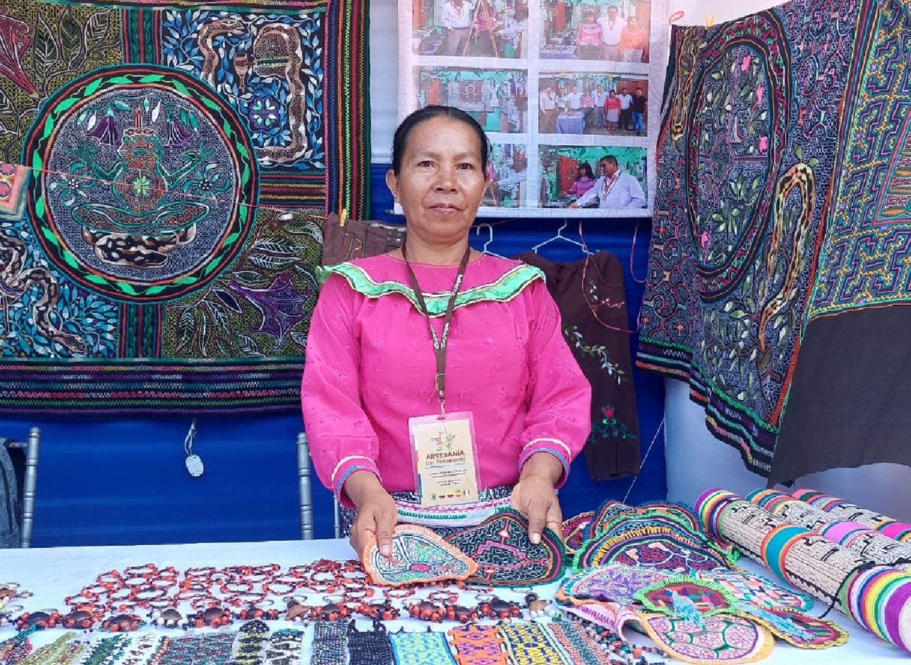 Con la participación de artistas populares de Iquitos y de comunidades nativas de Loreto se desarrolló en la capital loretana la Feria Internacional de Artesanía Amazónica 2023. Foto: Elvis Noronha