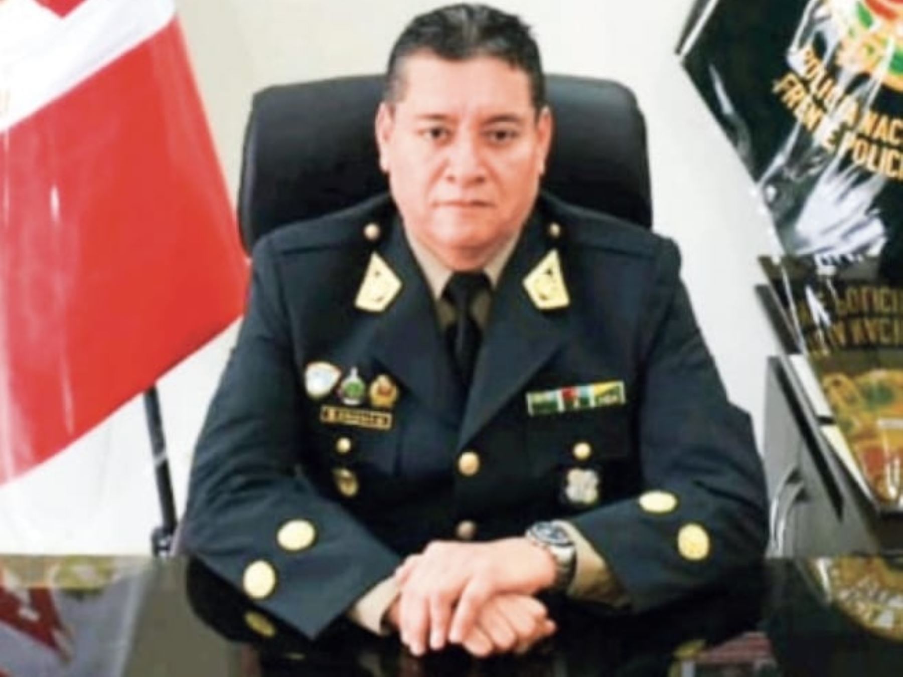 Jorge Luis Angulo, nuevo jefe de la PNP.  Foto: ANDINA/difusión.