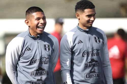 Entrenamiento de la selección peruana en Madrid
