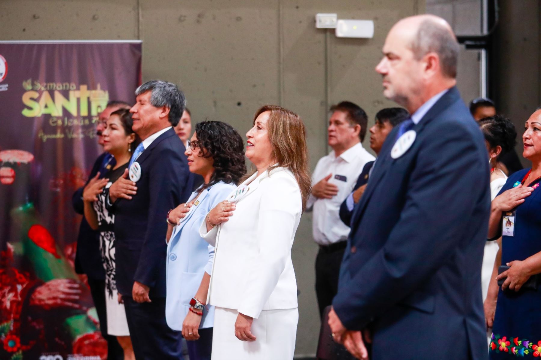 Presidenta de la república, Dina Boluarte, participó en ceremonia de lanzamiento de la Semana Santa "Ayacucho Vive tu Fe 2023" Foto: ANDINA/Prensa Presidencia