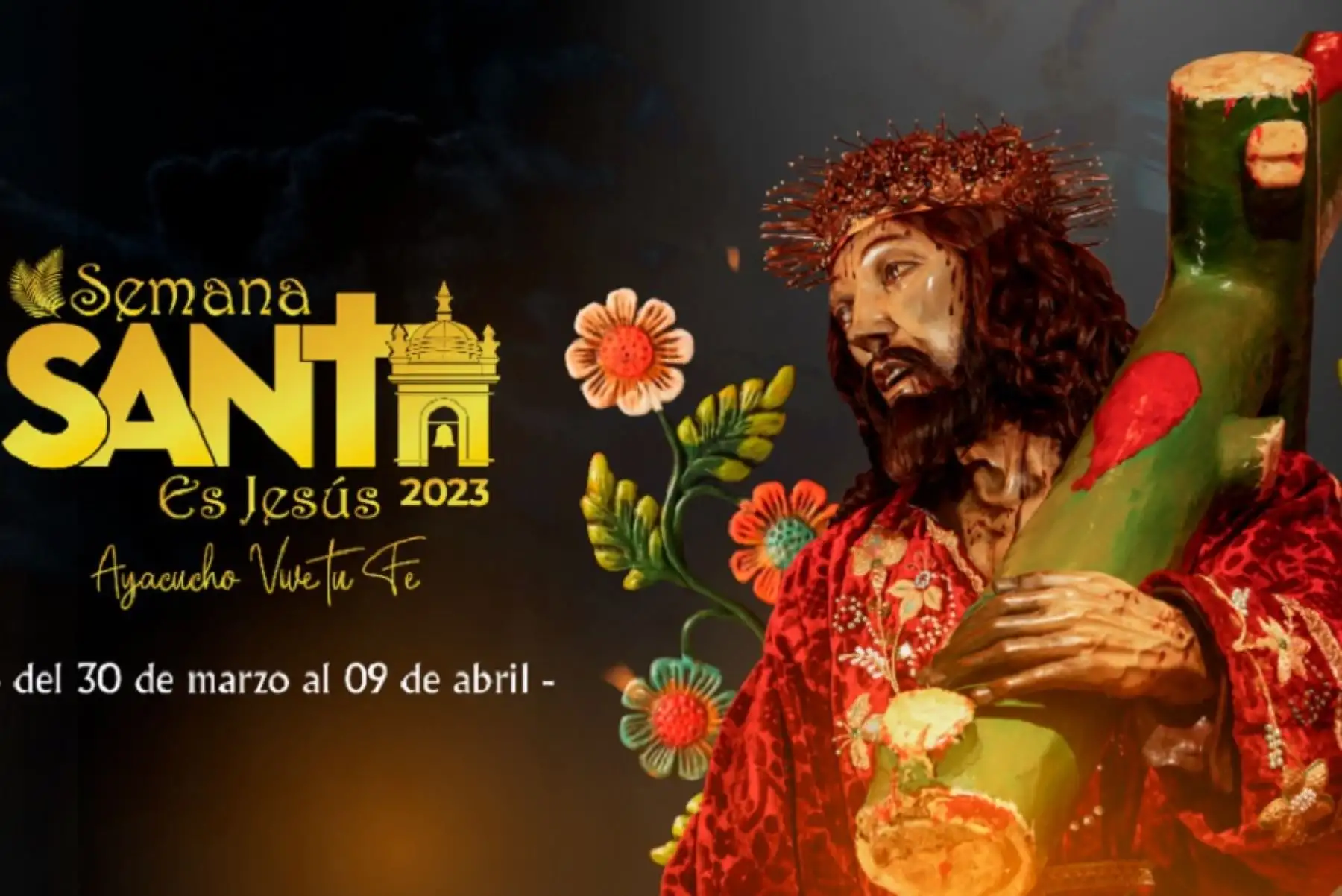Con el lema “Ayacucho vive tu fe 2023”, la Semana Santa evidencia una de las manifestaciones culturales más importantes de nuestro país y un magnífico símbolo de misticismo y de fervor cristiano católico que identifica a todo el pueblo ayacuchano. Fotos: Gobierno Regional de Ayacucho.