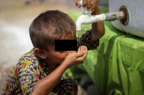 En el Día Mundial del Agua, Unicef se pronunció en torno a los riesgos que amenazan a la infancia, uno de los cuales es el acceso precario a los servicios de agua y sanamiento. Foto: Unicef/Cortesía.