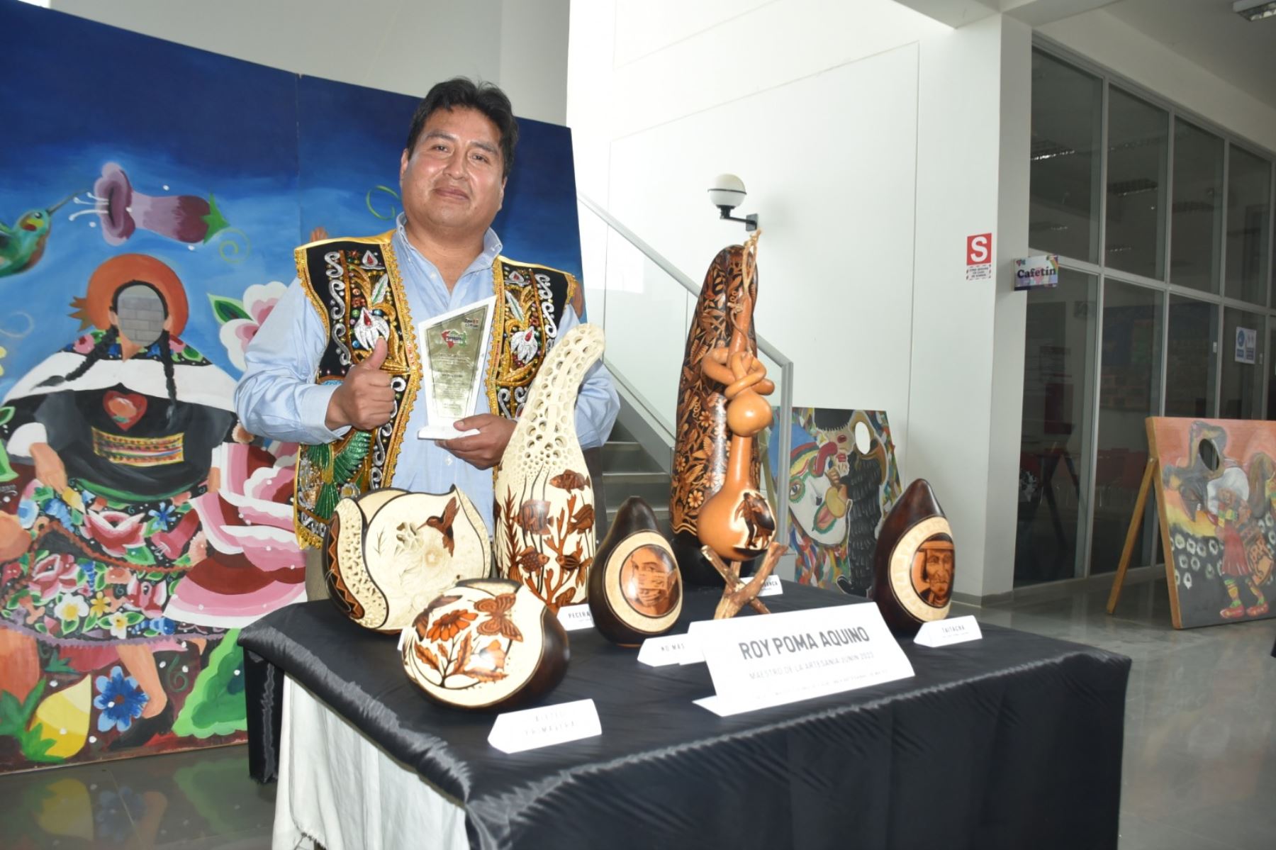 El concurso “Maestros de la Artesanía Junín 2023” permitió reconocer a cinco artesanos. Foto: ANDINA/Difusión