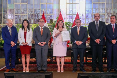 La jefa de Estado Dina Boluarte recibe presidencia de Red Interamericana de Gobierno Digital