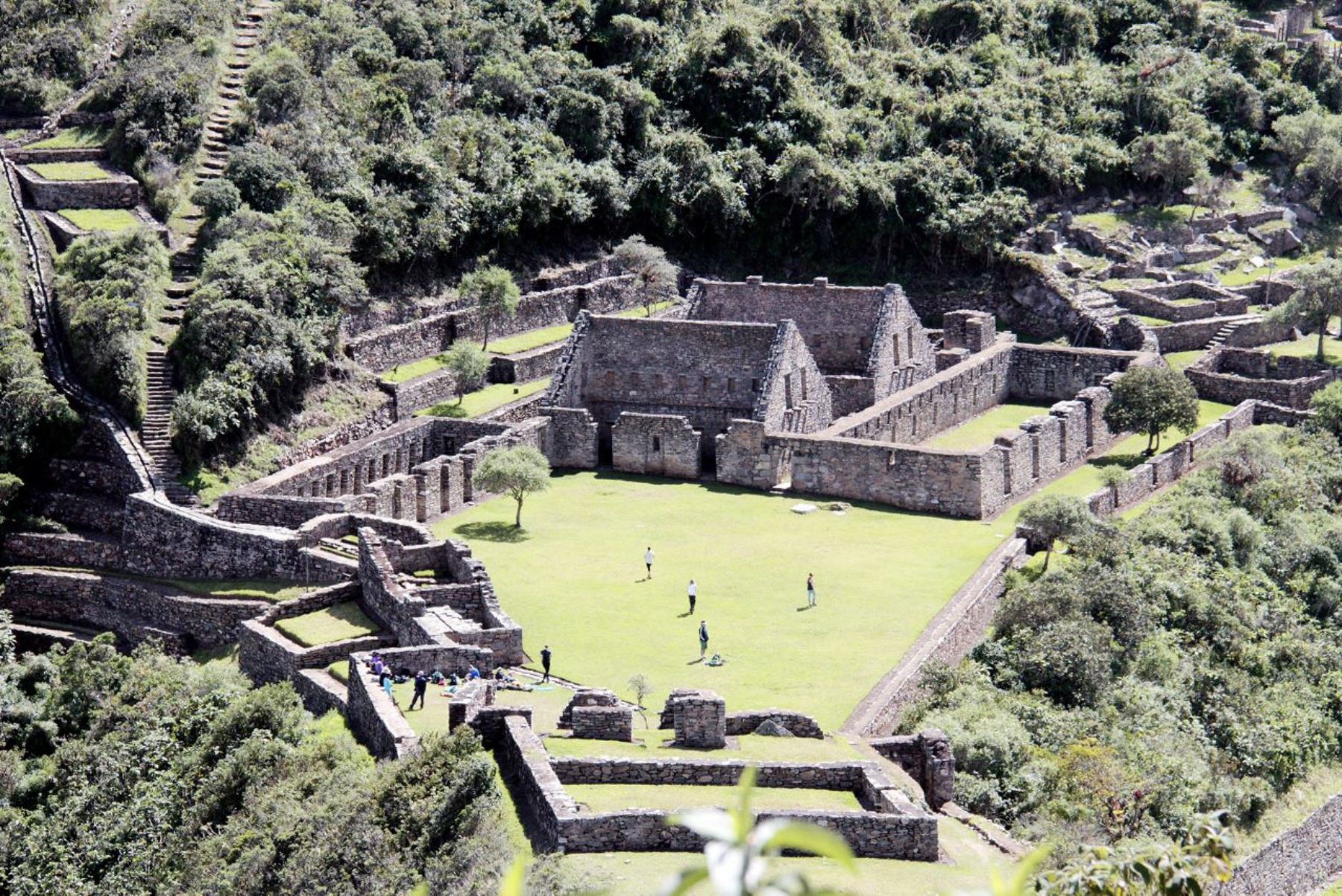 Con el seudónimo de la ‘hermana de Machu Picchu’, Choquequirao también tiene una llamativa ciudadela de piedra. Foto: ANDINA/Difusión