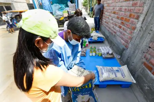 Alimentos adquiridos con recursos del Midis apoyan la recuperación integral de los pacientes con tuberculosis. Foto: MIDIS/Difusión.