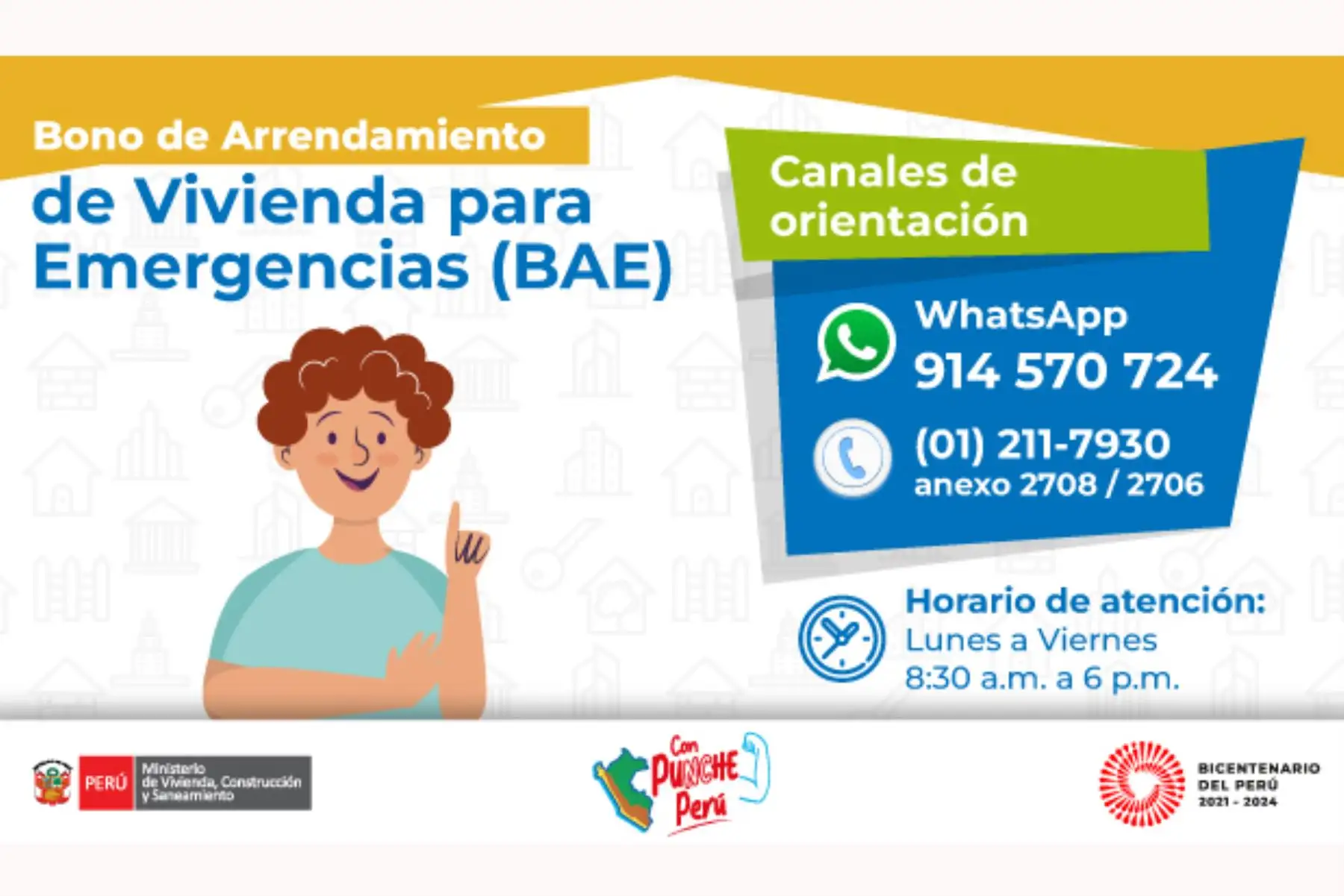 Bono de arrendamiento por emergencia.