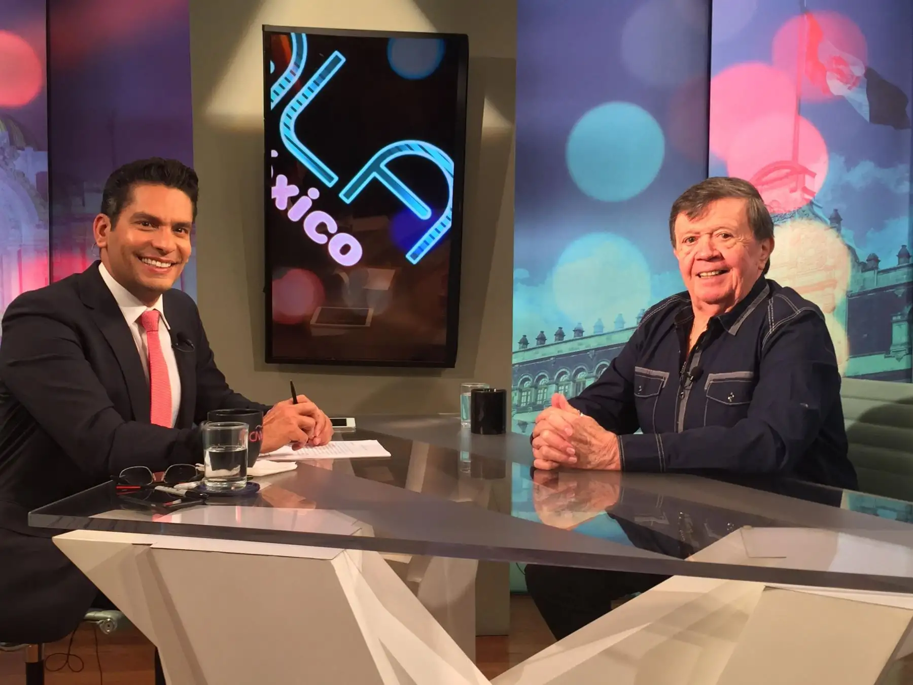 Chabelo en una entrevista que le concedió a la TV internacional.