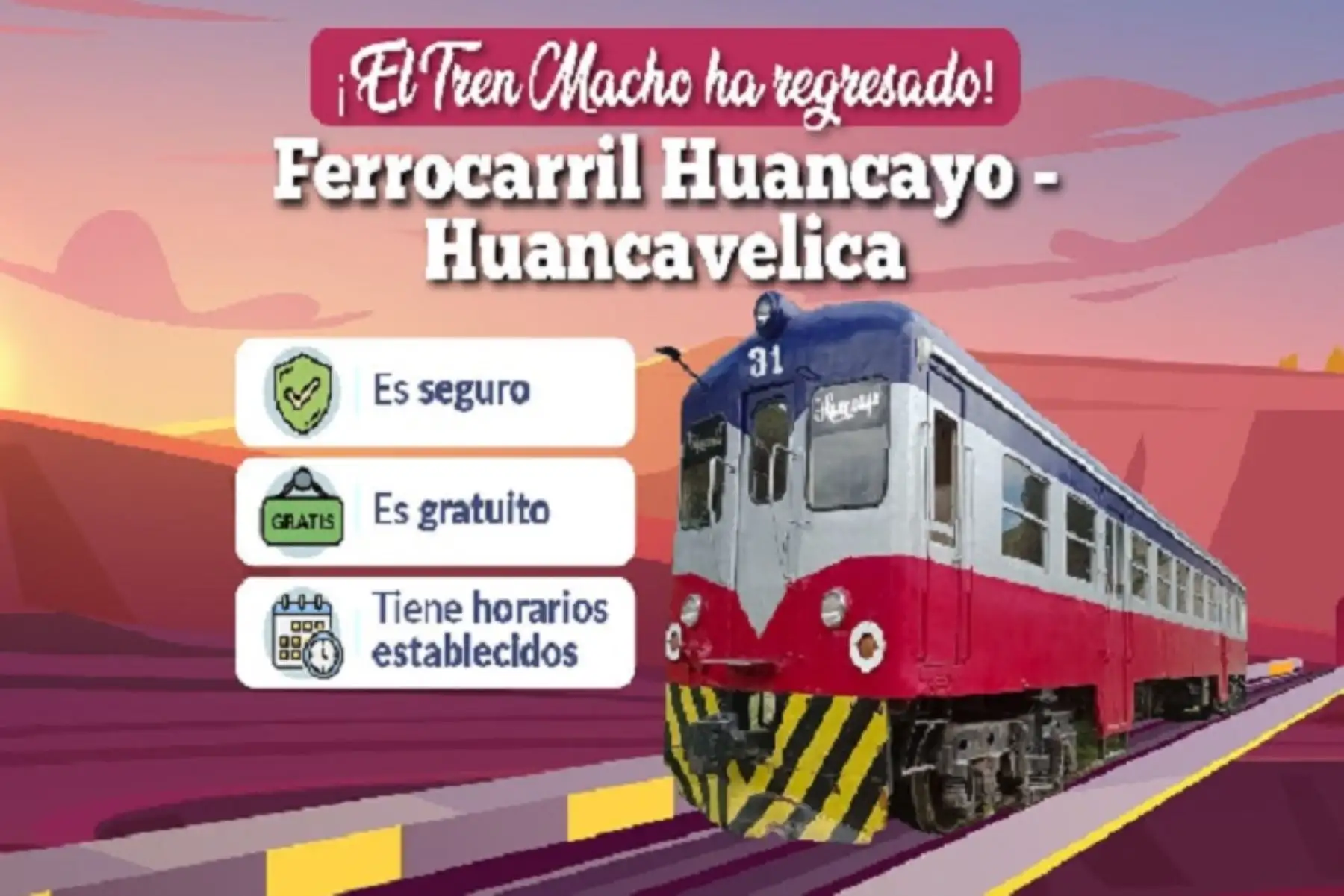 ¿sabes los pasos a seguir para viajar en el Tren Macho? Te dejamos las recomendaciones
