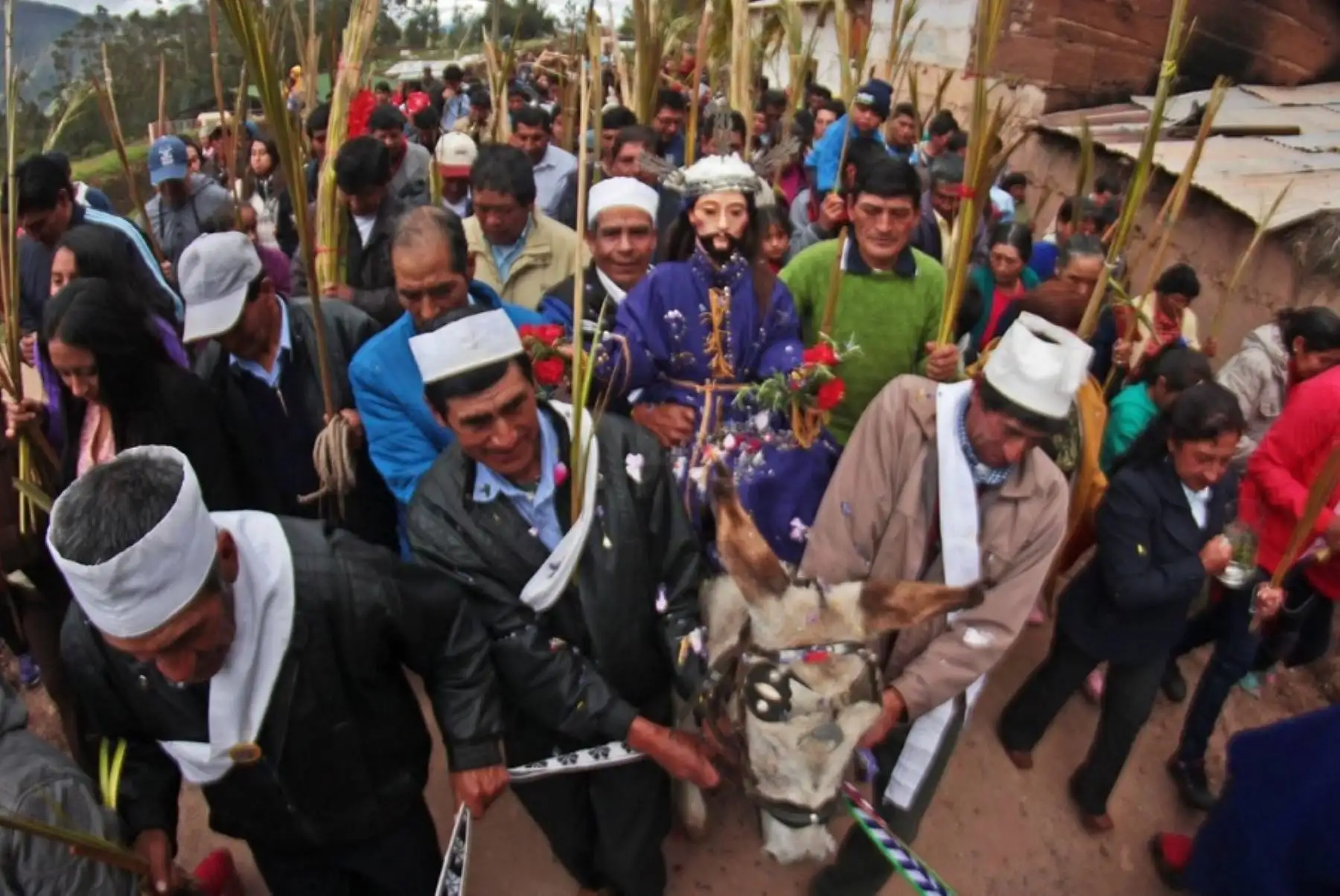 Domingo de Ramos en la provincia de Bolívar, región La Libertad.