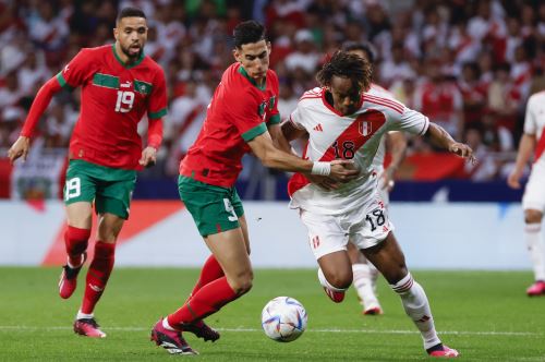 Primer tiempo: Perú iguala a cero goles con Marruecos en Madrid