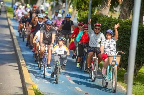 Primera bicicleteada 