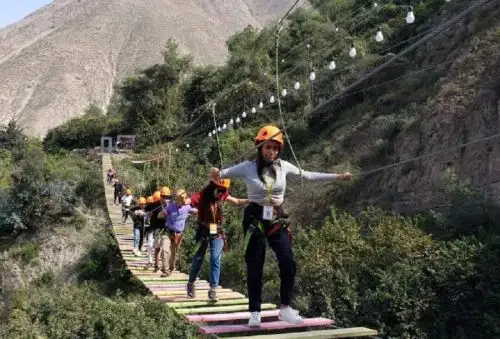 Adventure activity in the east of Lima. Source: Internet.