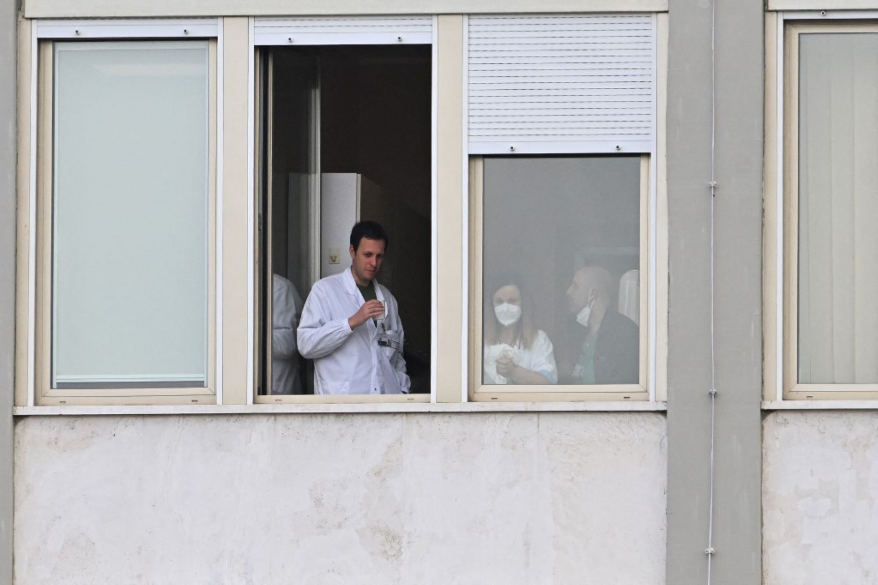 Hospital Gemelli en Roma, donde el Papa Francisco fue ingresado el 29 de marzo. Foto: AFP