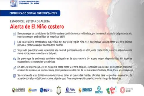 Para las próximas semanas continuarán las condiciones para la ocurrencia de lluvias de moderada a fuerte intensidad en la costa norte, principalmente.