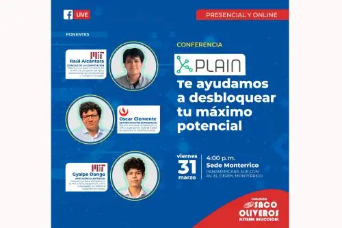 Hoy viernes 31 de marzo a las 16:00 horas se llevará a cabo la charla "Desbloquea tu máximo potencial usando la inteligencia artificial. Foto: ANDINA/Difusión