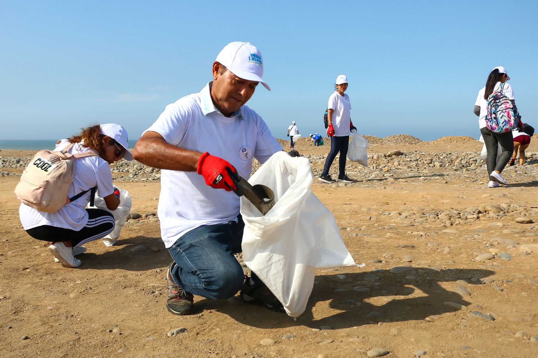 Minam impulsa exitosa jornada de arborización y limpieza de playas en la Costa Verde. Foto: ANDINA/Difusión