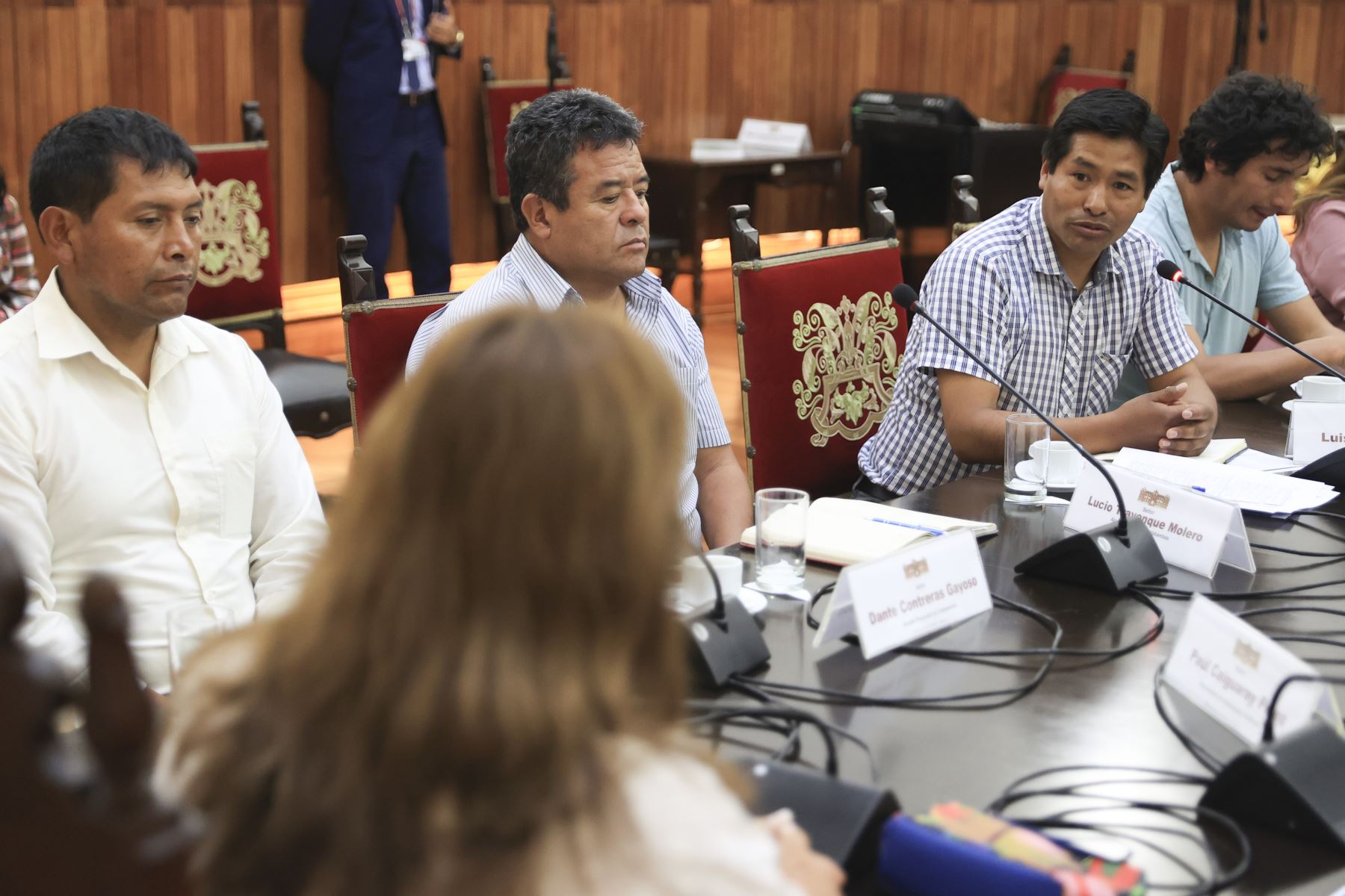 Presidenta Dina Boluarte sostuvo reunión con el alcalde provincial de Cotabambas y alcaldes distritales.
Foto: ANDINA/ Presidencia