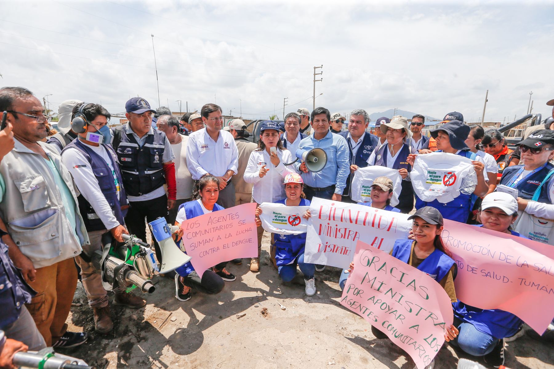 La ministra de Salud, Rosa Gutiérrez, llegó a la ciudad de Chiclayo para realizar acciones de prevención contra el dengue y gestionar una adecuada atención en salud en la región . Foto: ANDINA/Ministerio de Salud. Foto: ANDINA/Ministerio de Salud