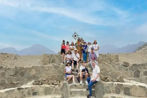 Los sitios arqueológicos que conforman esta ruta son Ciudad Sagrada de Caral, Patrimonio Mundial; Áspero, ciudad pesquera y Vichama, ciudad agropesquera, donde se realizan diversas actividades y sorpresas para el disfrute de los visitantes .