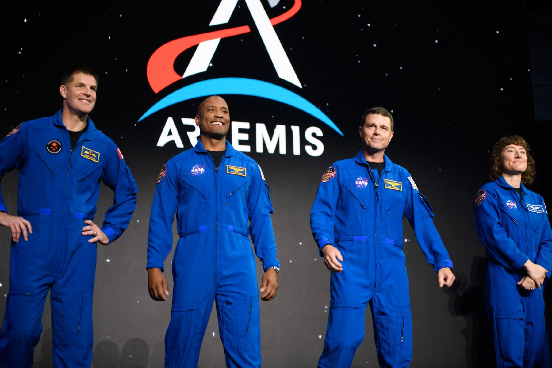 La tripulación incluye a la primera mujer y el primer astronauta negro que se aventurarán a la Luna. Foto: AFP