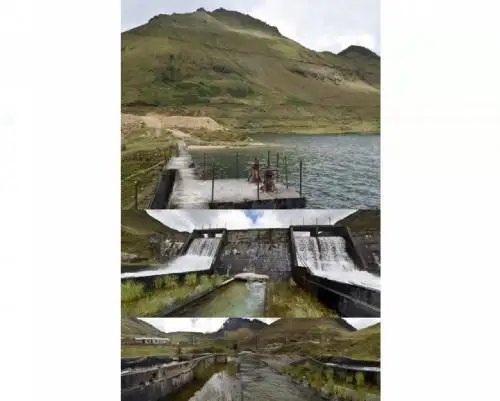 El COER Áncash advirtió del peligro inminente de desembalse de la laguna Pelagatos que podría afectar al poblado de Pampas, en la sierra de Áncash.