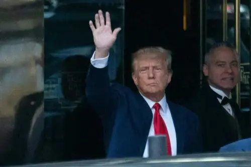 Expresidente de Estados Unidos Donald Trump en imagen de archivo (abril de 2023). Foto: AFP