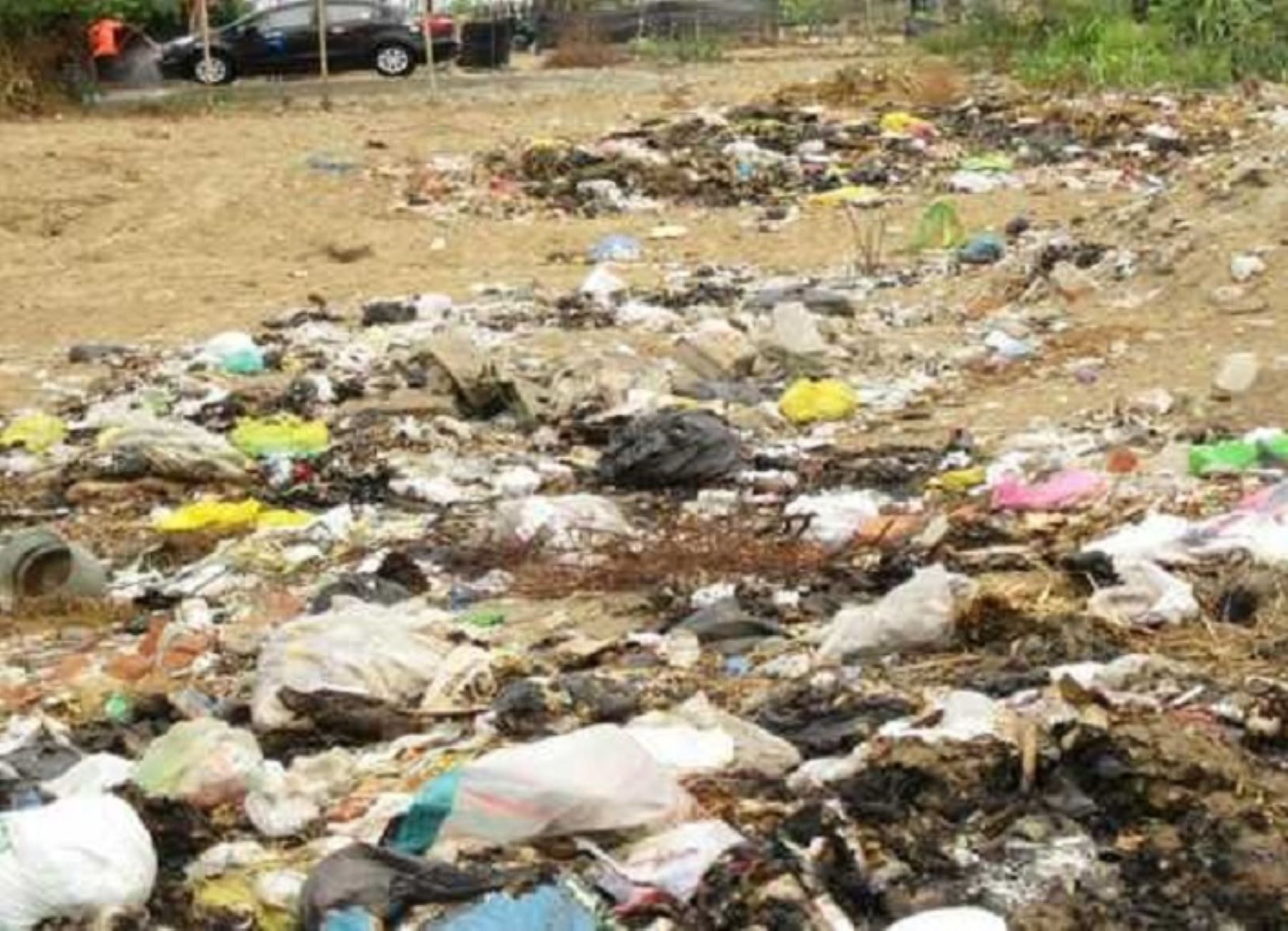 El Ministerio del Ambiente declaró en emergencia gestión y manejo de residuos sólidos en el distrito de San Vicente de Cañete, región Lima. ANDINA/Difusión