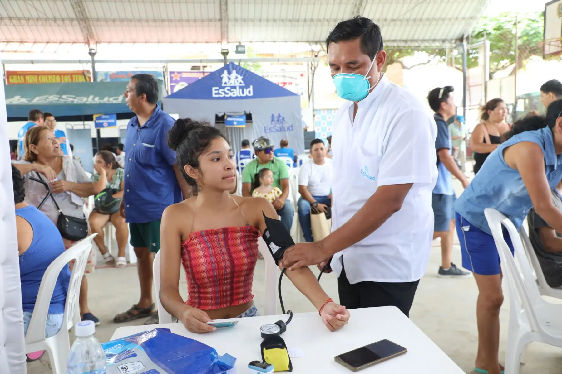 EsSalud envió brigadas de Hospital Perú a Piura, para brindar a más de 3 mil atenciones por lluvias. Foto: EsSalud