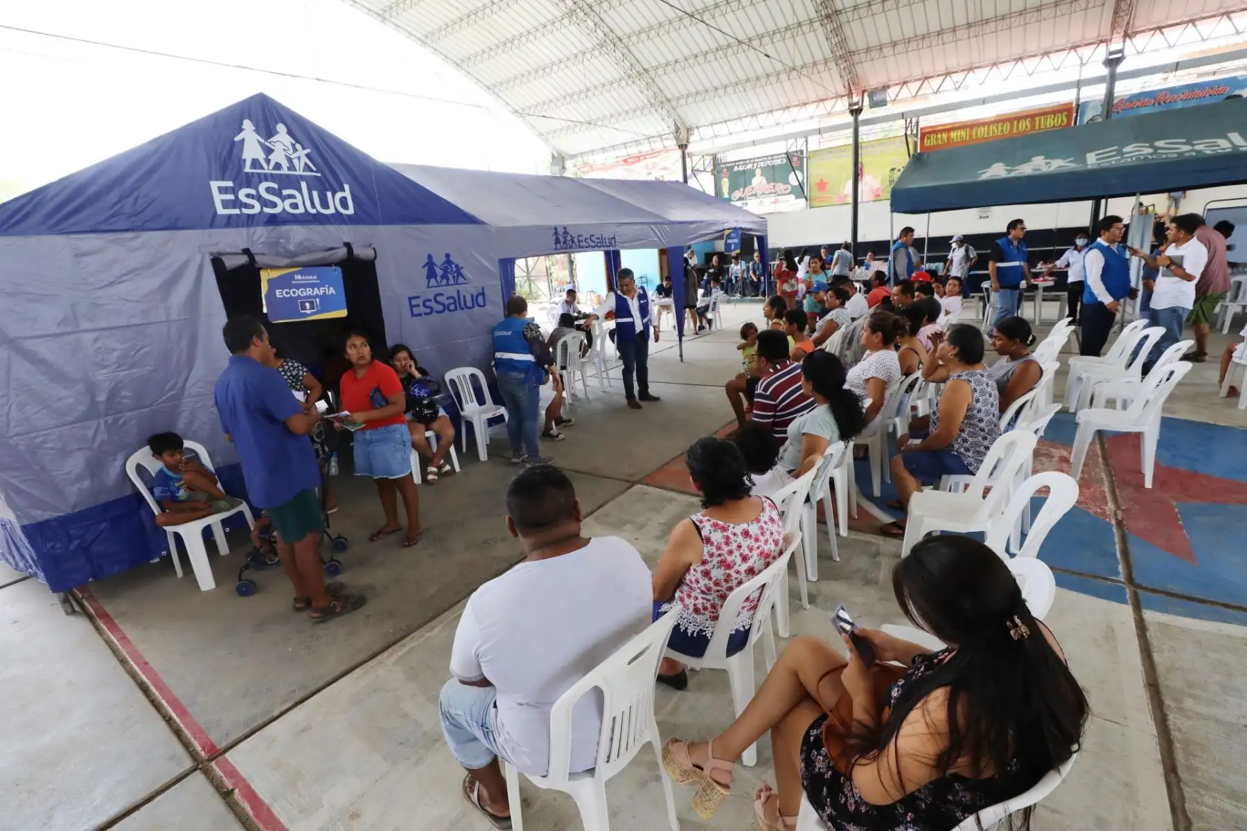 EsSalud envió brigadas de Hospital Perú a Piura, para brindar a más de 3 mil atenciones por lluvias. Foto: EsSalud