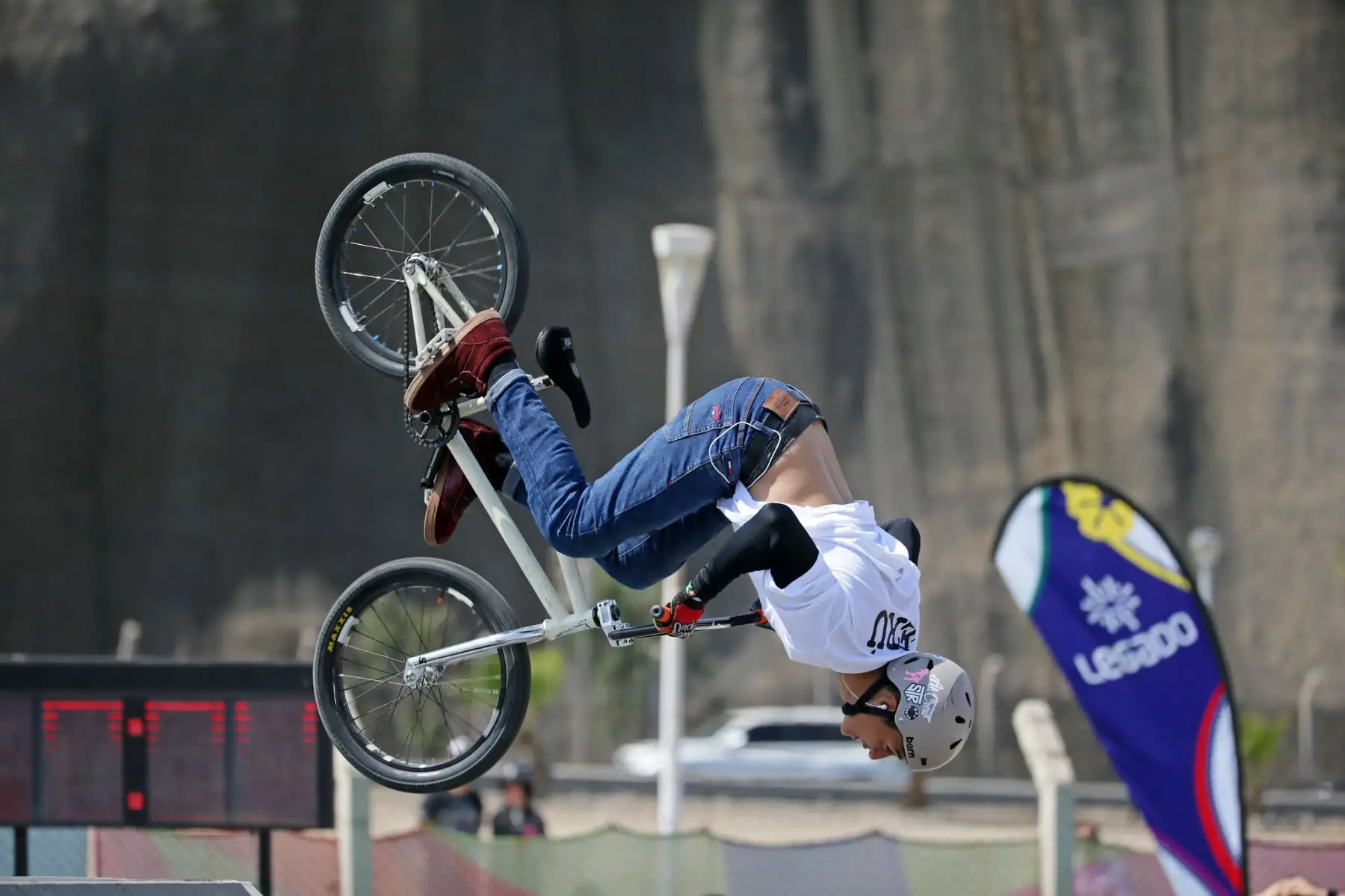 En total, fueron casi 50 participantes de América en este Primer Sudamericano de BMX Freestyle. Llegaron, a nuestro país, deportistas procedentes de Colombia, Chile, Argentina, Costa Rica, Venezuela, Brasil y Canadá. Foto: ANDINA/Legado