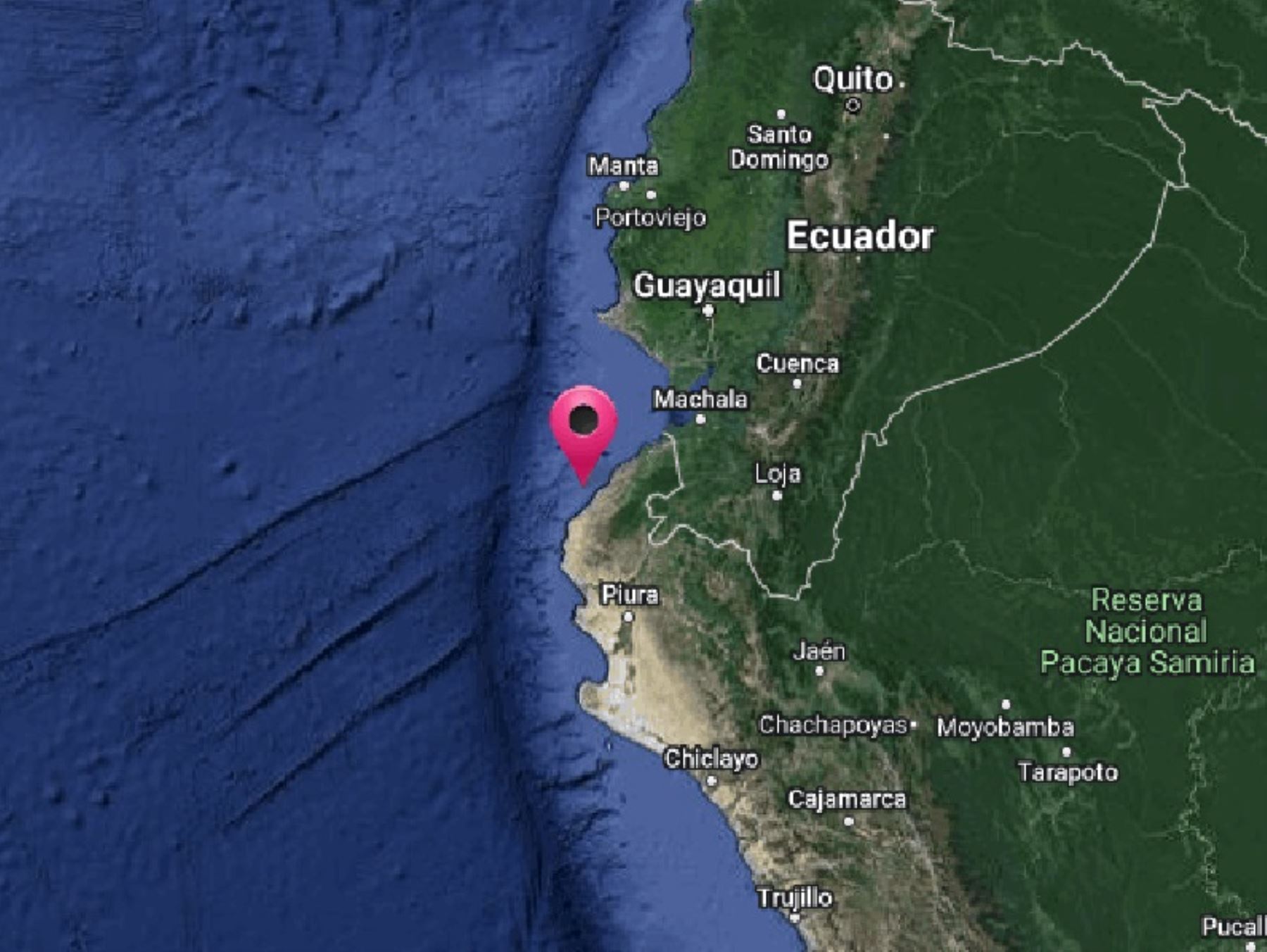 Esta noche se registró un temblor de magnitud 4.8 en el distrito de Máncora, región Piura. Foto: ANDINA/Difusión