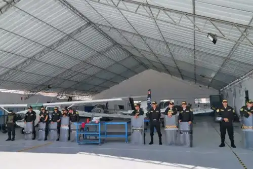En operativo conjunto, el Ministerio Público y la Policía Nacional incautaron esta mañana siete avionetas de propiedad del excongresista y actual alcalde de Cajamarca, Joaquín Ramírez. Foto: ANDINA/difusión.