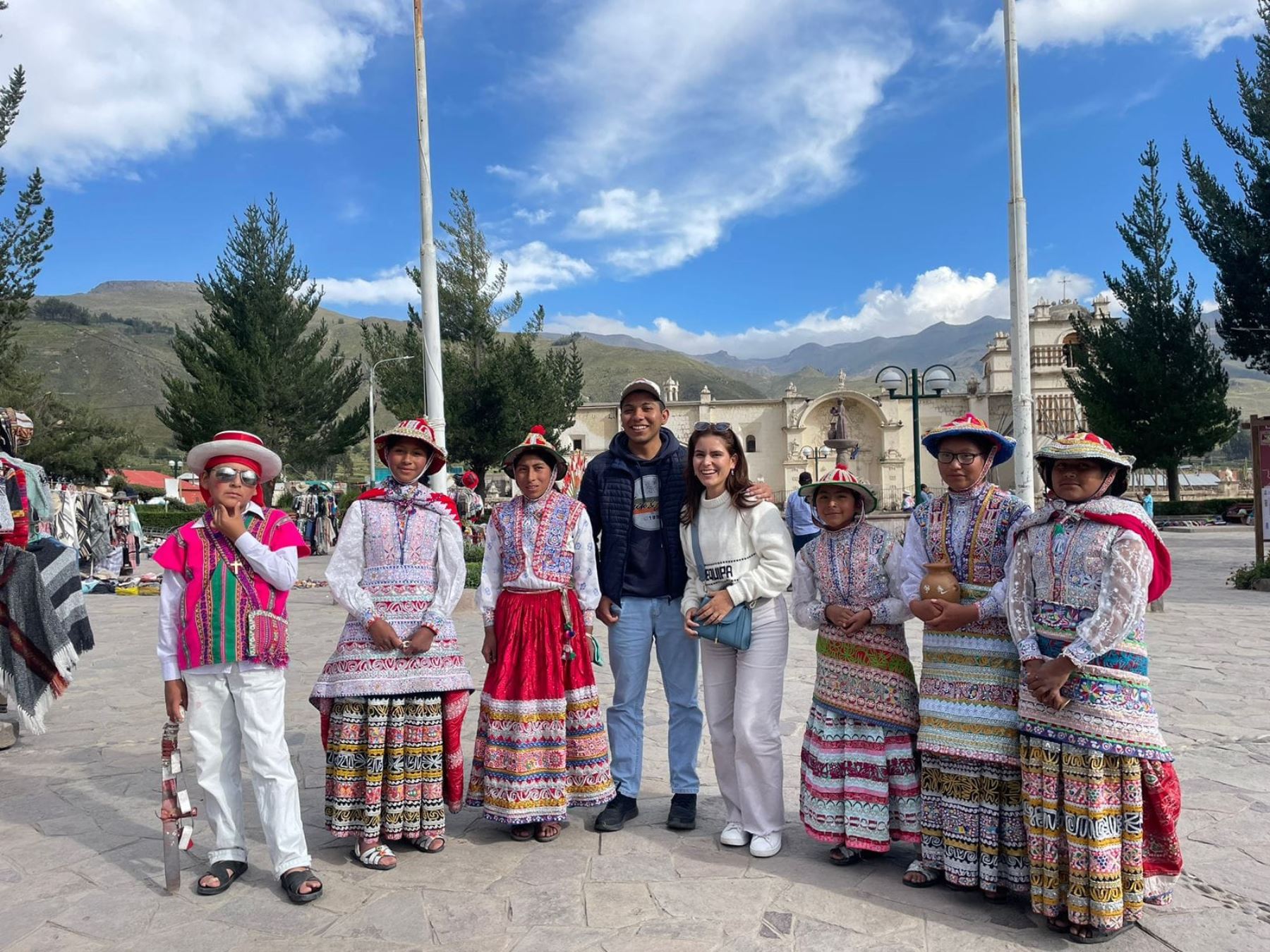 El número de turistas que recibió el valle del Colca, uno de los principales destinos turísticos de Arequipa, durante el feriado largo por Semana Santa superó las expectativas. ANDINA/Difusión
