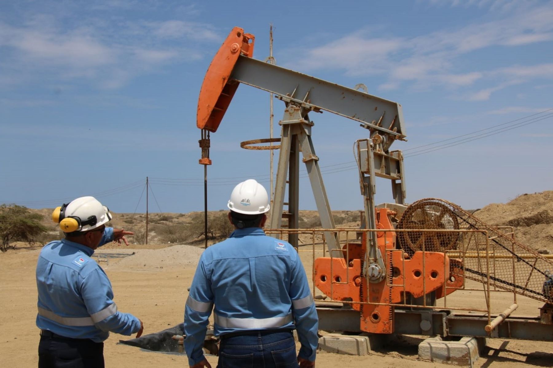 Extracción de petróleo a cargo de Petroperú en la cuenca de Talara. Foto: Cortesía.