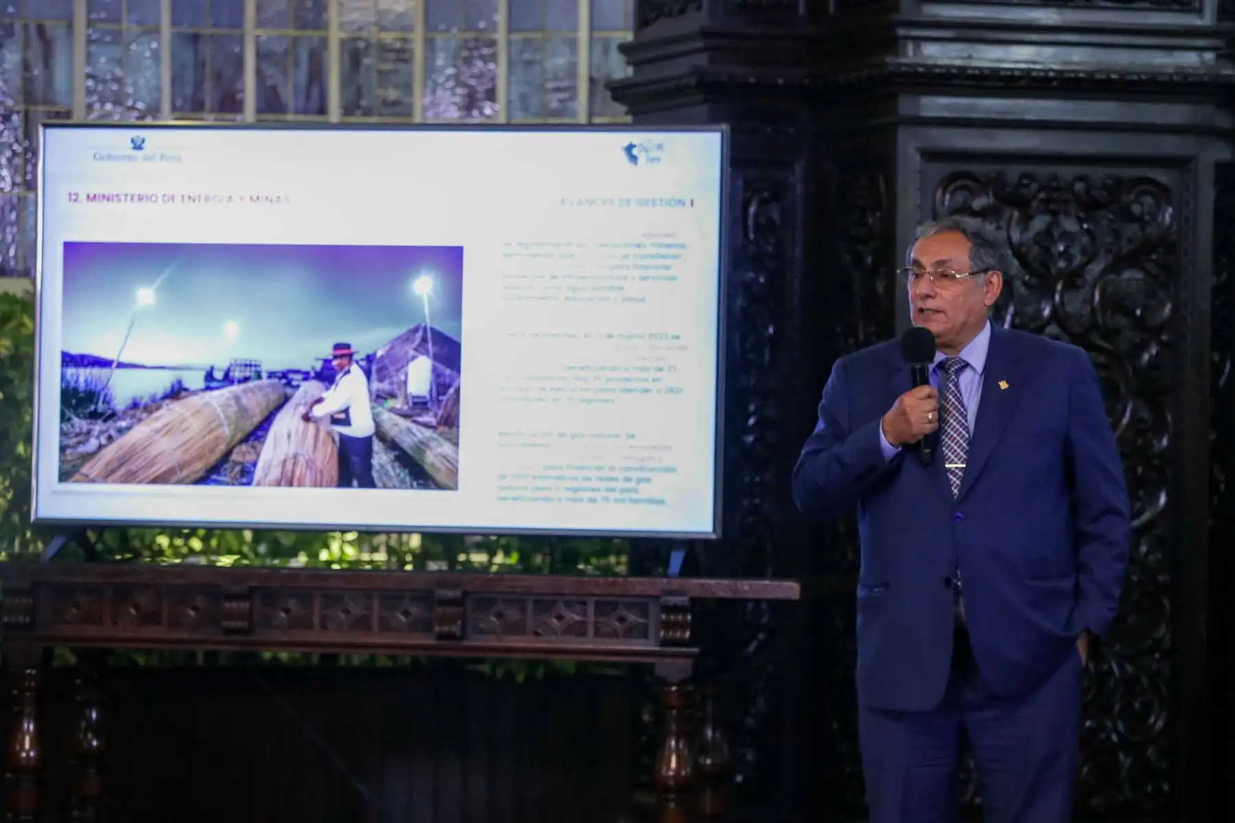 Ministro de Energía y Minas, Oscar Vera. ANDINA/Difusión