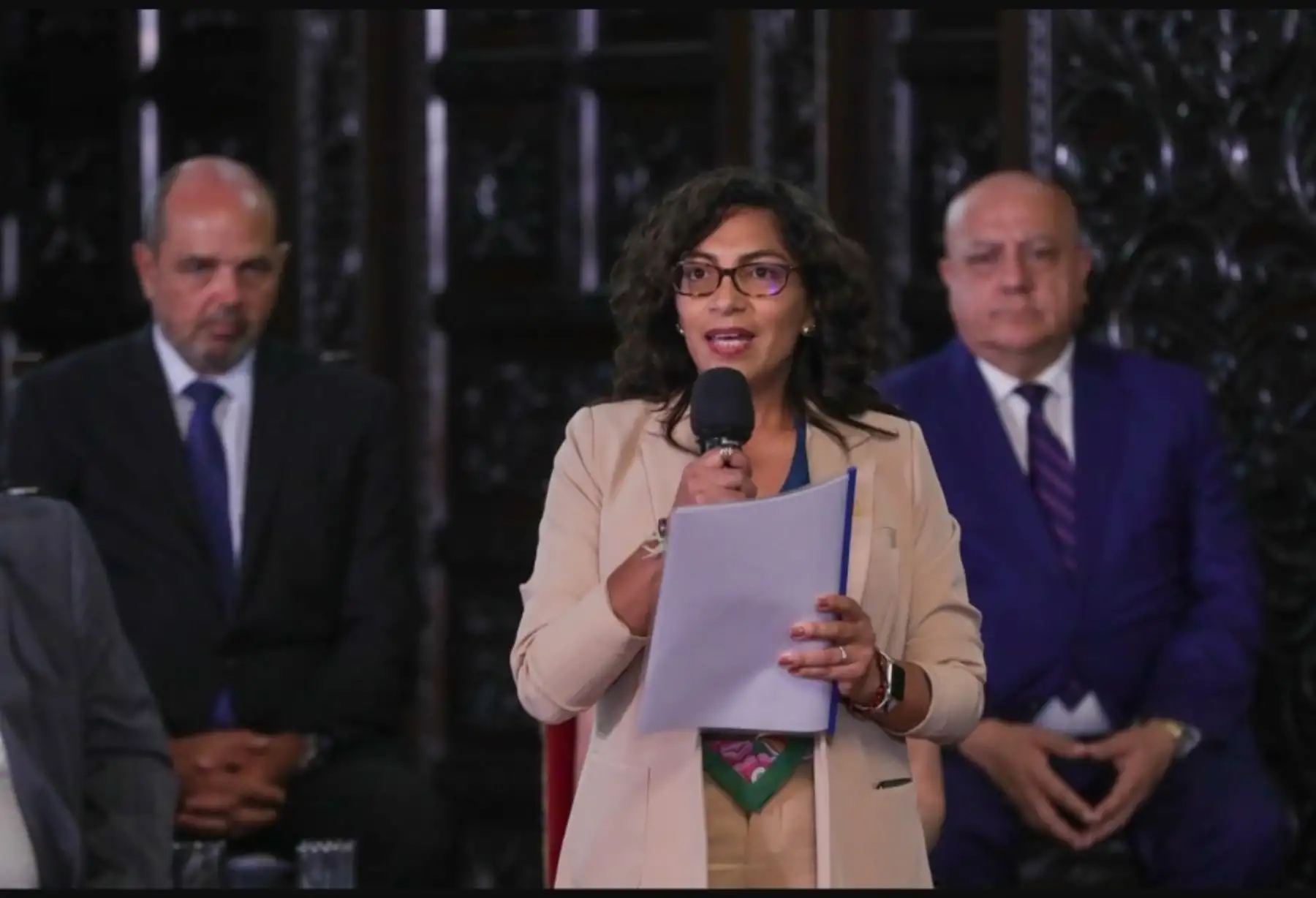 Ministra de Cultura.