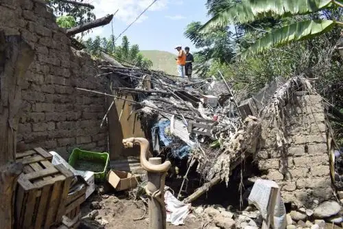Brindan atención a pobladores afectados por las lluvias intensas en la provincia de Virú, región La Libertad. ANDINA/Difusión