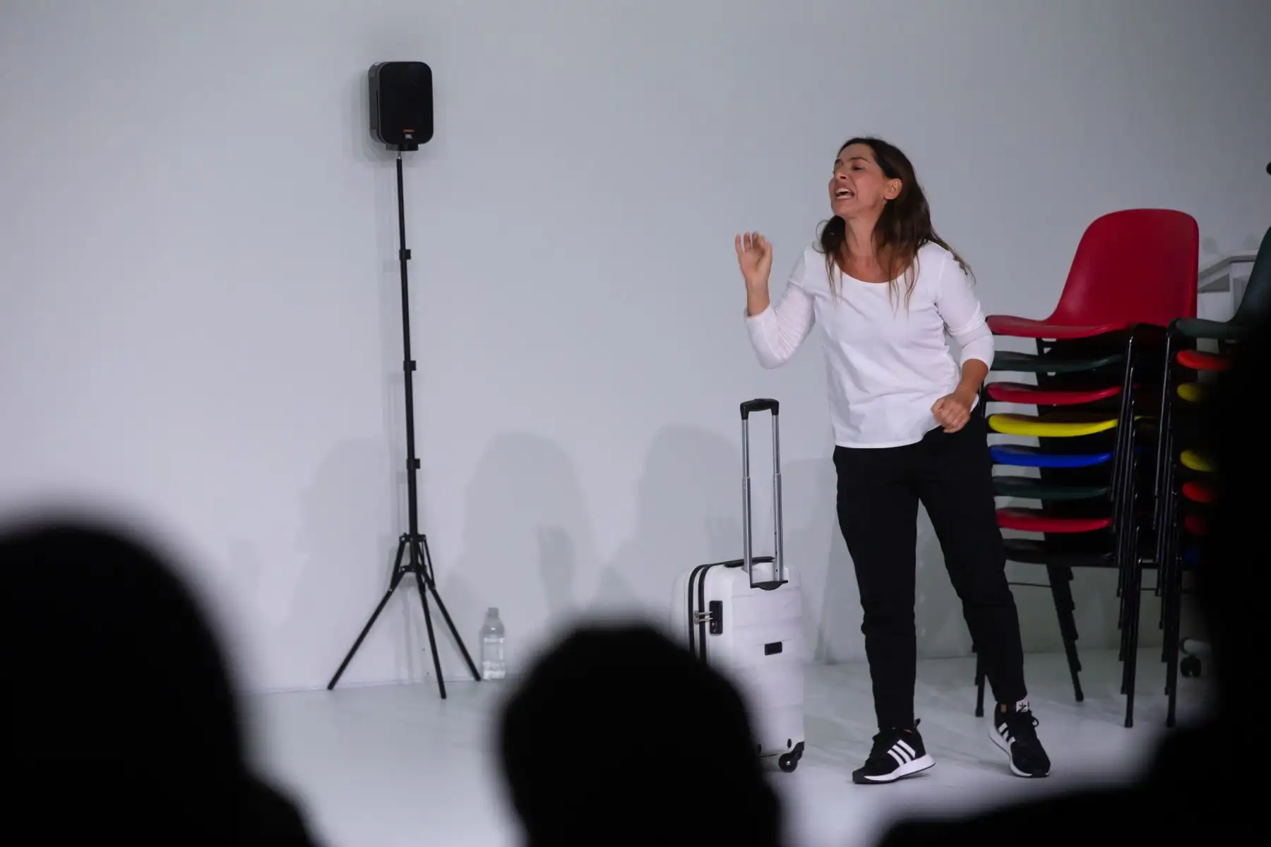 La obra teatral “Hermanas” dirigida por Pascal Rambert, vuelve en nueva temporada al Teatro del Centro Cultural de la PUCP. Foto: ANDINA/Tatiana Gamarra