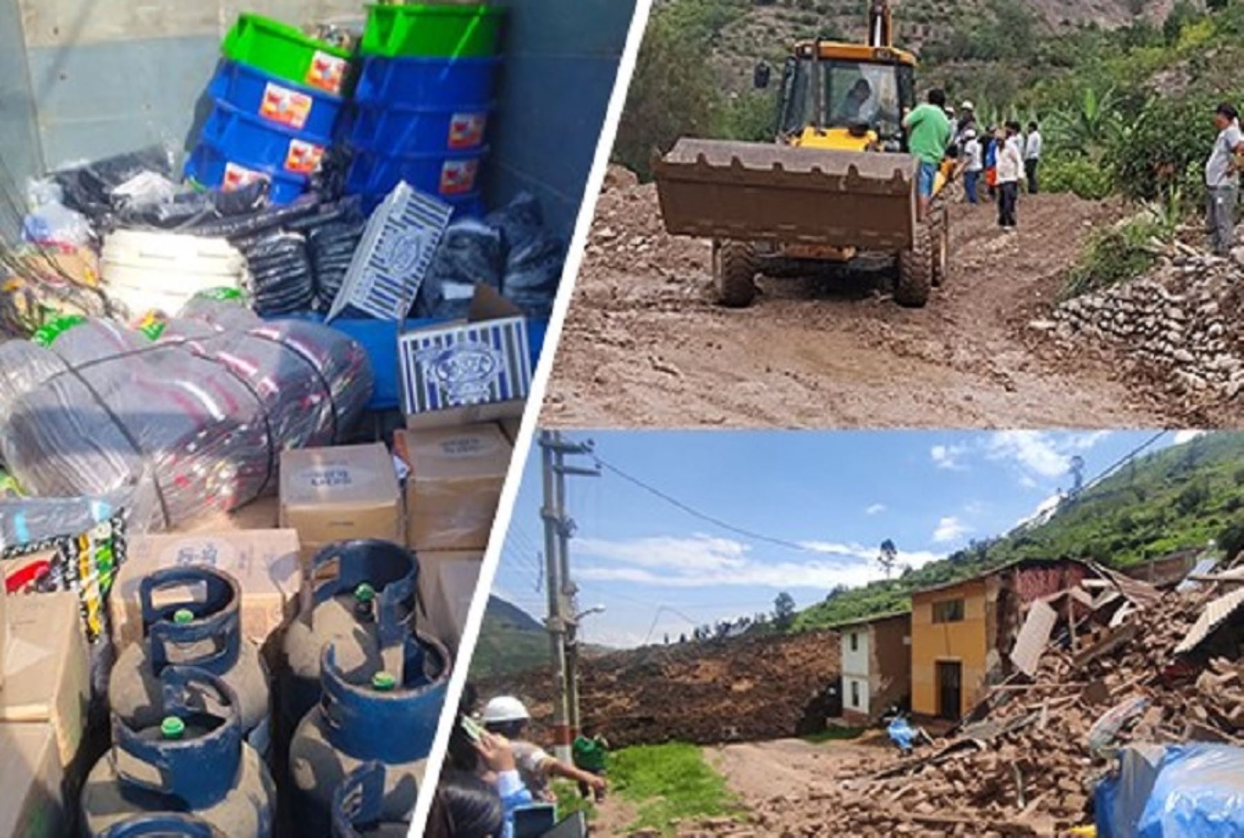 El Gobierno Regional de Lima trasladó ayuda humanitaria, personal de rescate de sobrevivientes y maquinaria pesada para la limpieza y remoción de escombros al centro poblado La Perla Chaupis, ubicado en el distrito de Atavillos Bajo de la provincia de Huaral, donde en la víspera se produjo el derrumbe de un cerro que sepultó varios predios y provocó el deceso de una persona, mientras cuatro se encuentran desaparecidas.