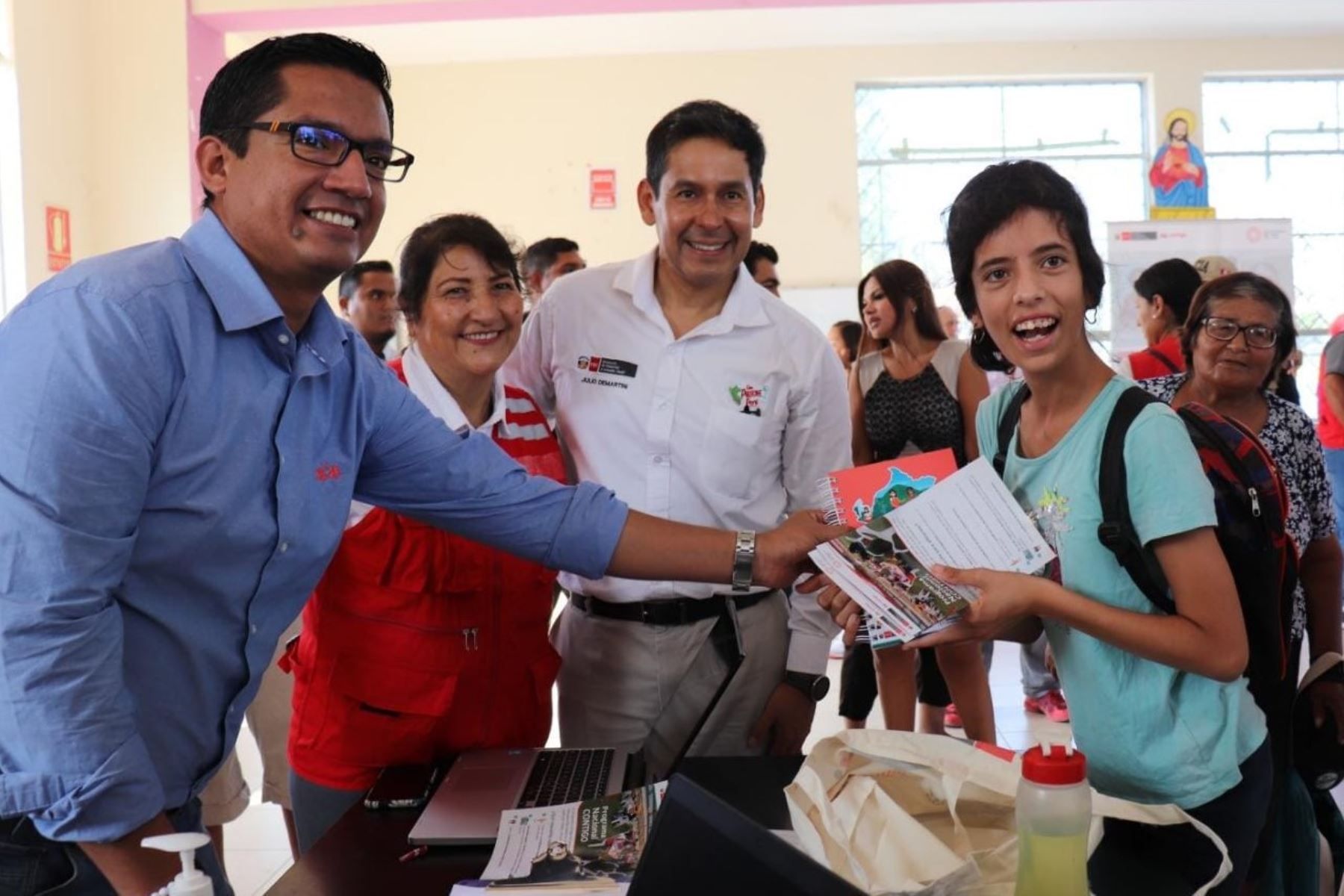 Programa Contigo y municipio de SMP sumarán esfuerzos para que más personas con discapacidad severa pidan su afiliación. Foto:ANDINA/Difusión