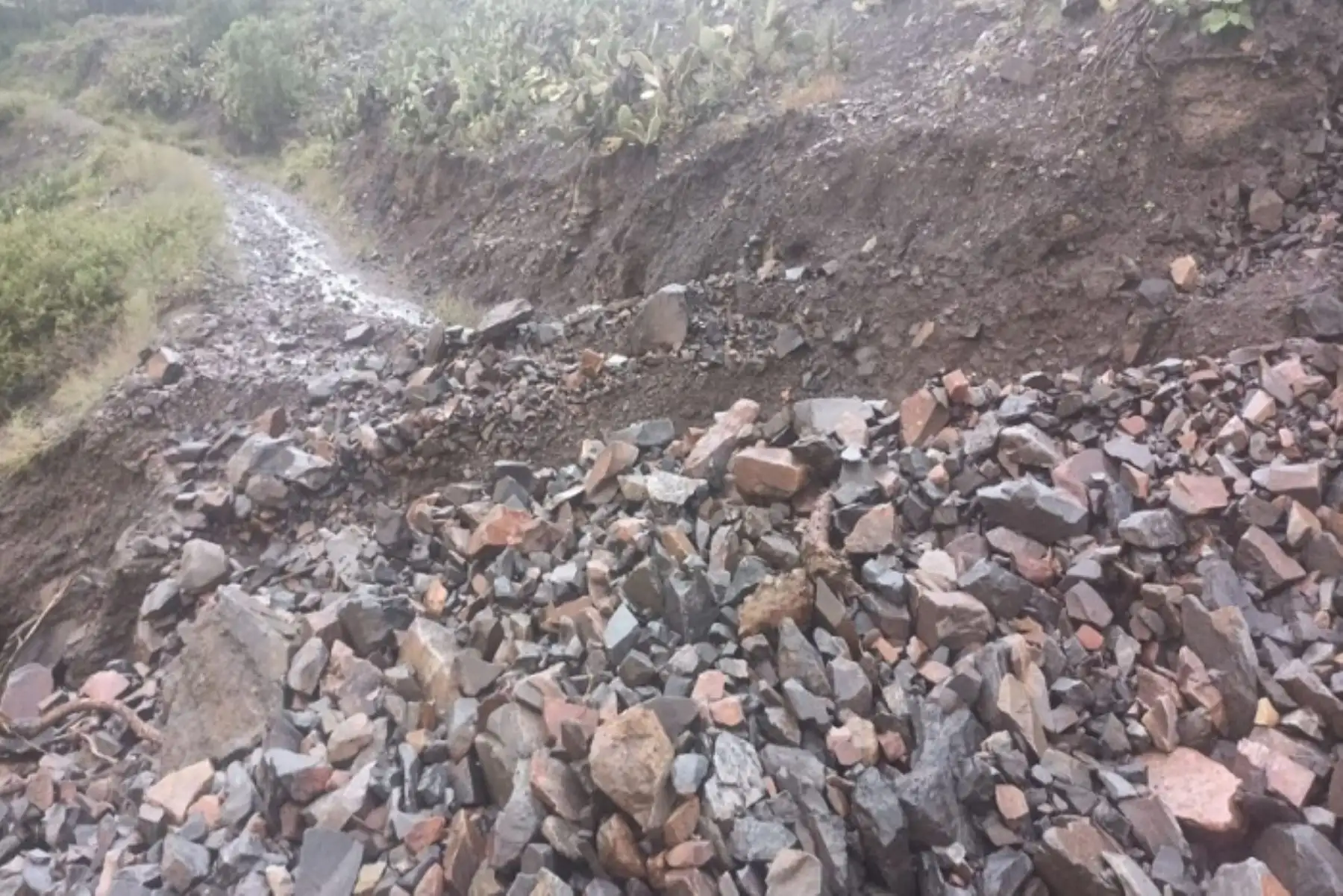 La emergencia se produjo tras la activación de las quebradas Escalón, Pucapampa y Pishtac Uran.