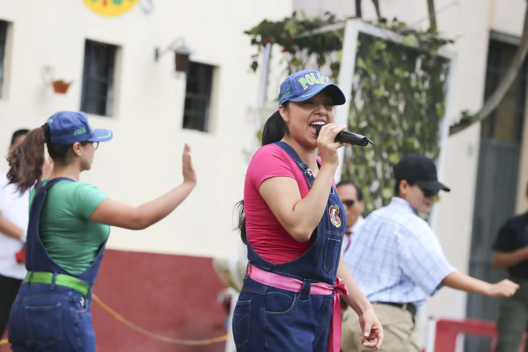 El evento fue amenizado por el Equipo Escénico Especializado en Sociodramas contra la Violencia Familiar. Foto: ANDINA/Tatiana Gamarra