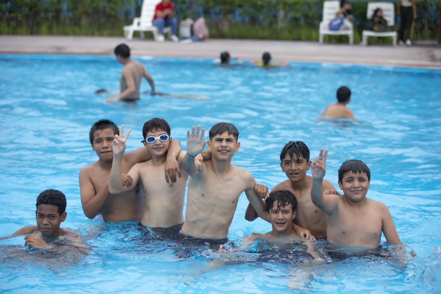 Piscina Recreativa: estuvo cerrada durante casi 4 años, se encontraba en estado de abandono. Debido a su situación se trabajó en su mantenimiento para lograr reaperturarla y ofrecer un servicio de calidad a los vecinos. Foto: ANDINA/Municipalidad de Lima