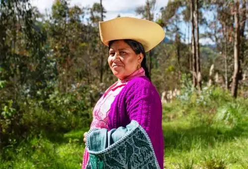 Dos artesanas cajamarquinas expondrán su arte textil tradicional en el certamen "Hilos culturales...", organizado por la universidad de Harvard, Estados Unidos. Foto: cortesía.